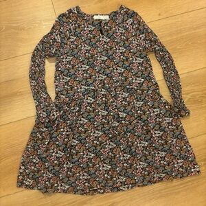 Zara Floral Long Sleeve Dress